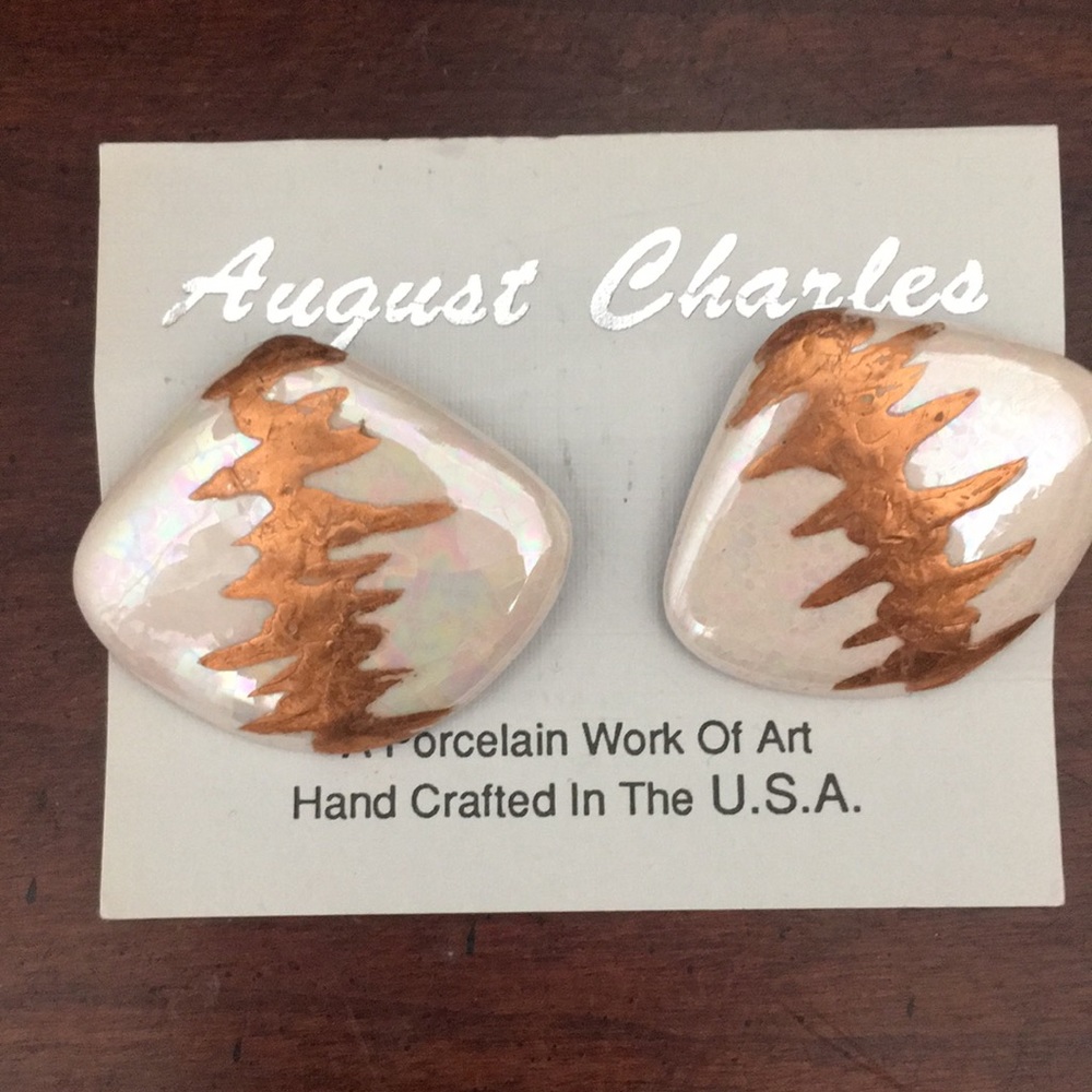 August Charles Porcelain Earings
